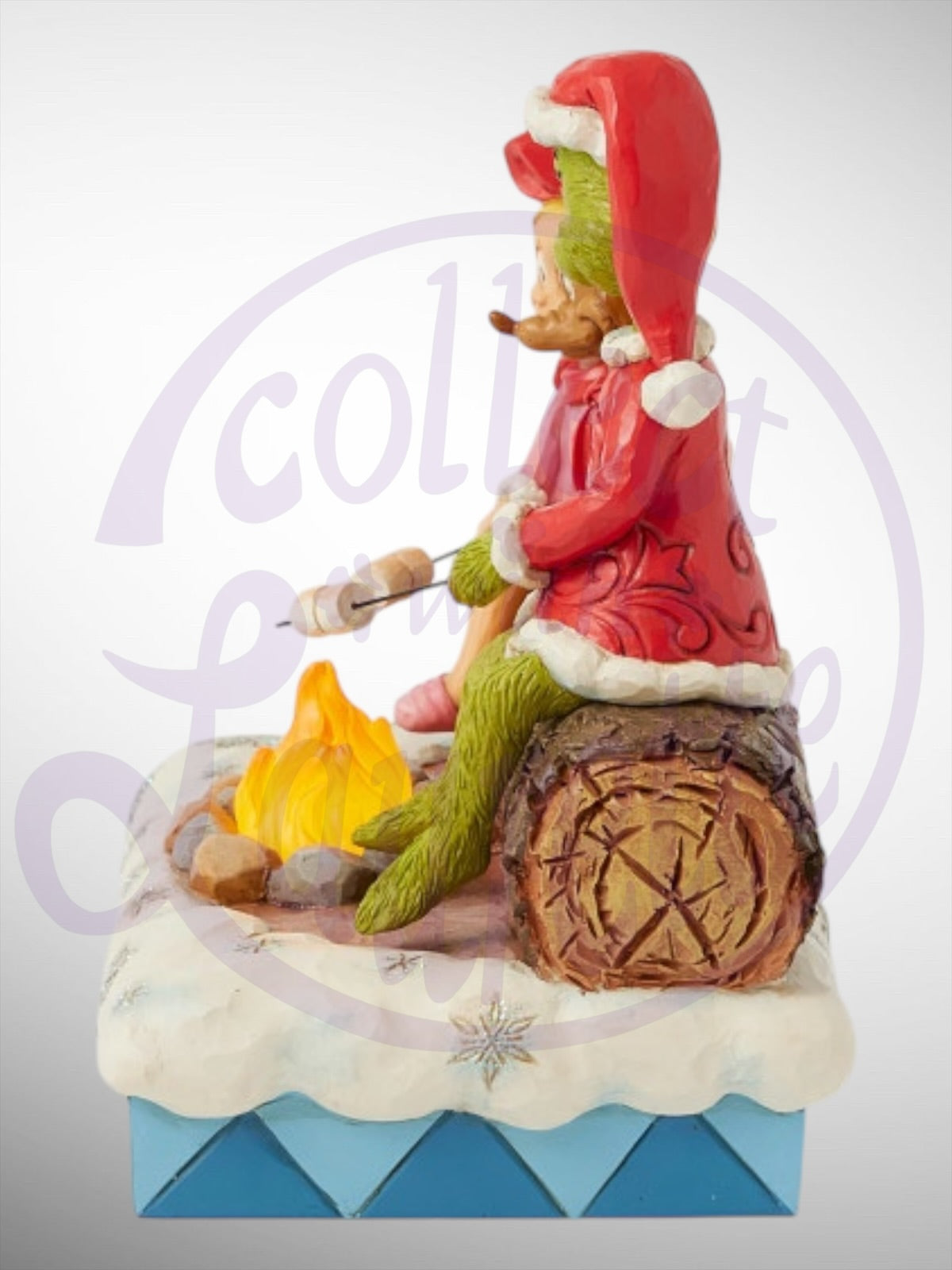 Jim Shore Dr. Seuss The Grinch - Grinch Max and Cindy Roasting Marshmallows Figurine - PREORDER