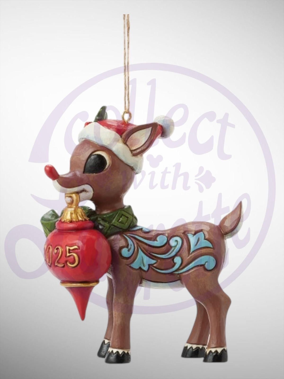 Jim Shore Rudolph Traditions - Rudolph Dated 2025 Hanging Ornament - PREORDER