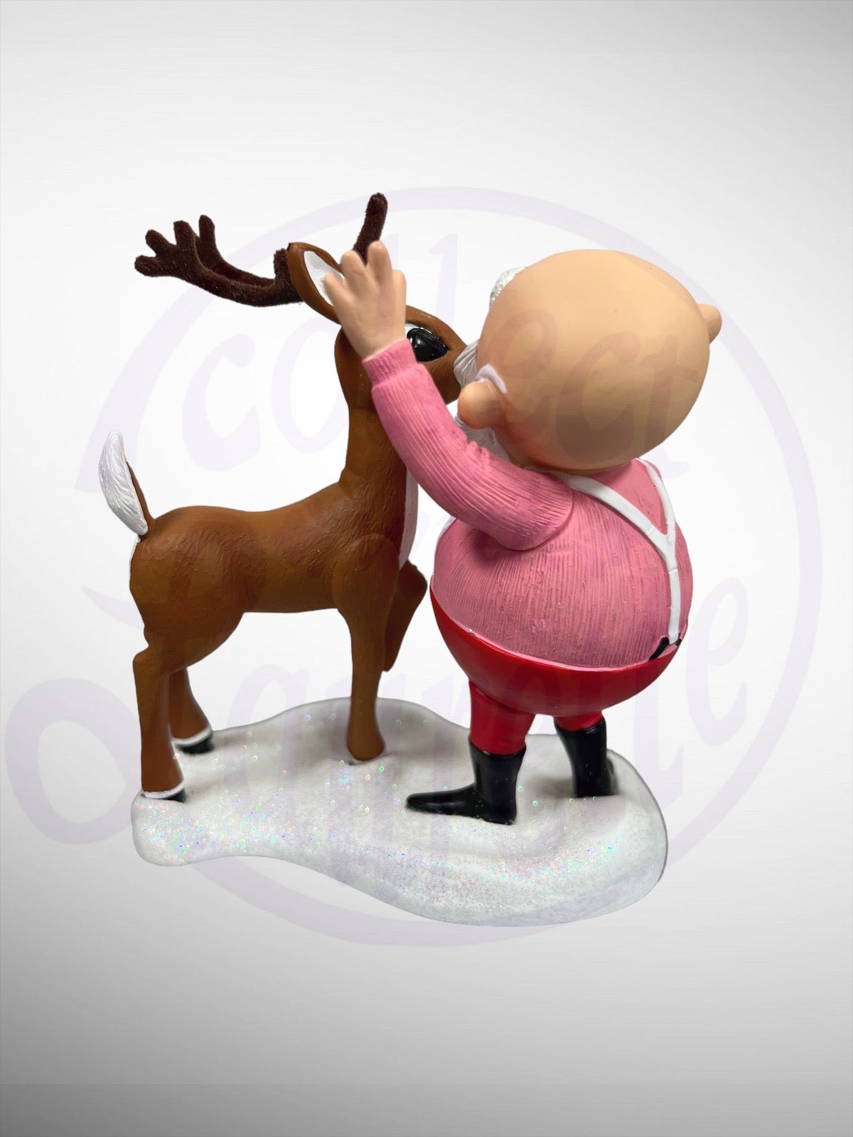 Hallmark Rudolph - Rudolph & Santa 50 Year Anniversary Figurine