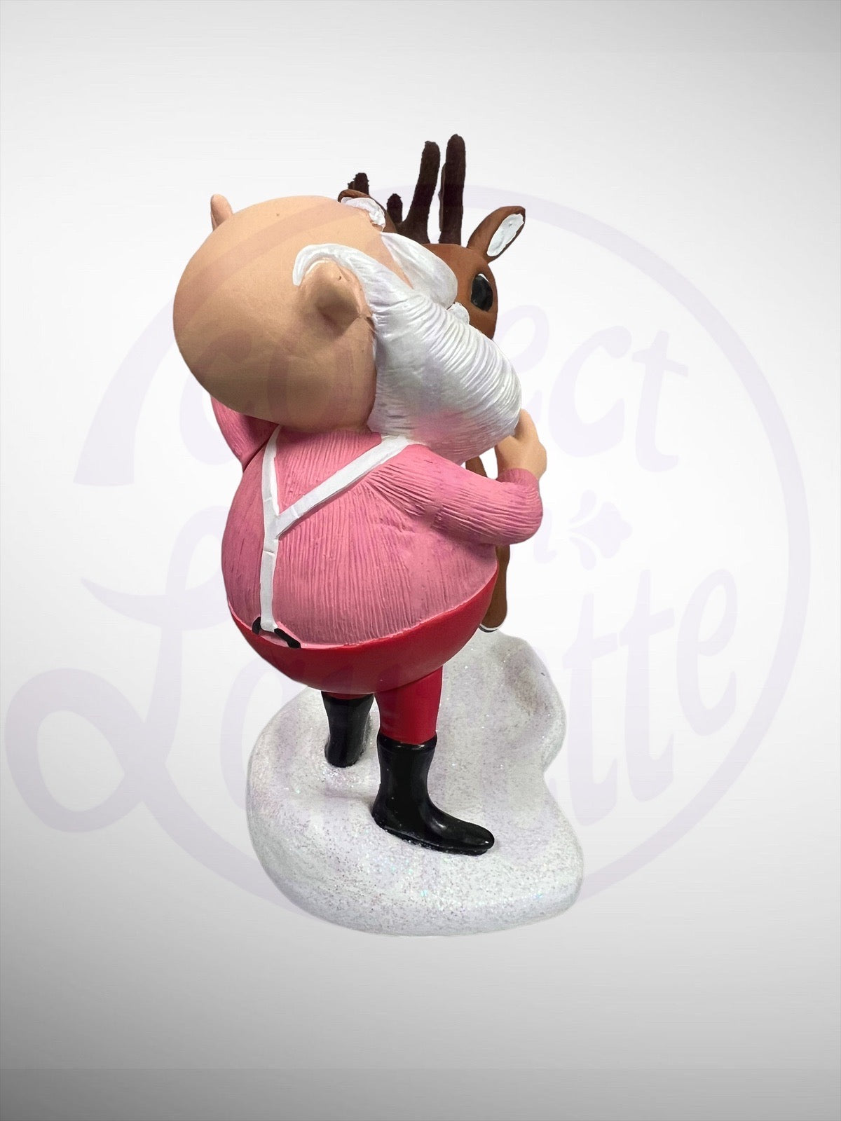 Hallmark Rudolph - Rudolph & Santa 50 Year Anniversary Figurine