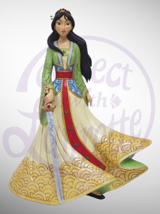 Jim Shore Disney Traditions -  Courage and Honor Deluxe Mulan Figurine - PREORDER