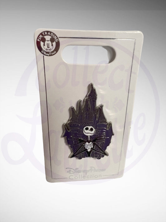 Disney Parks Pin Trading Collection - NBC Jack Skellington Purple Castle Pin