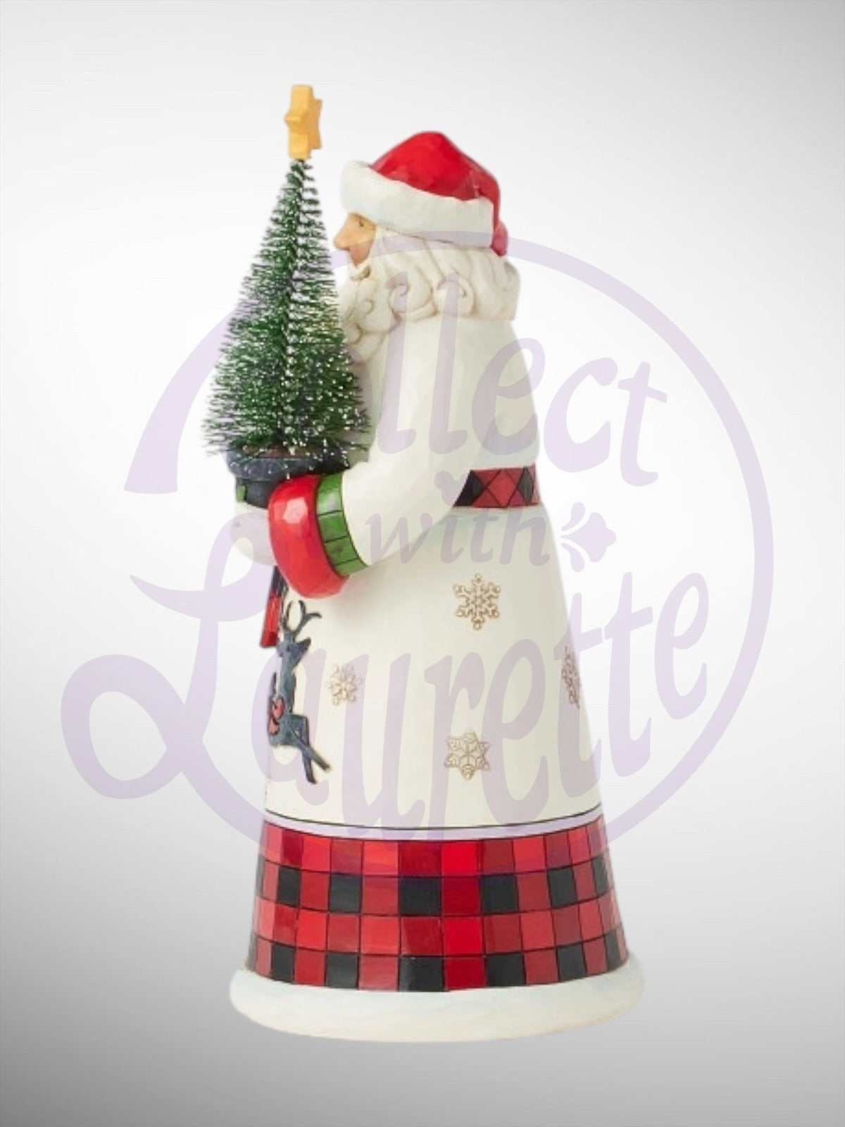 Jim Shore Heartwood Creek - Highland Glen Santa Delivers Figurine
