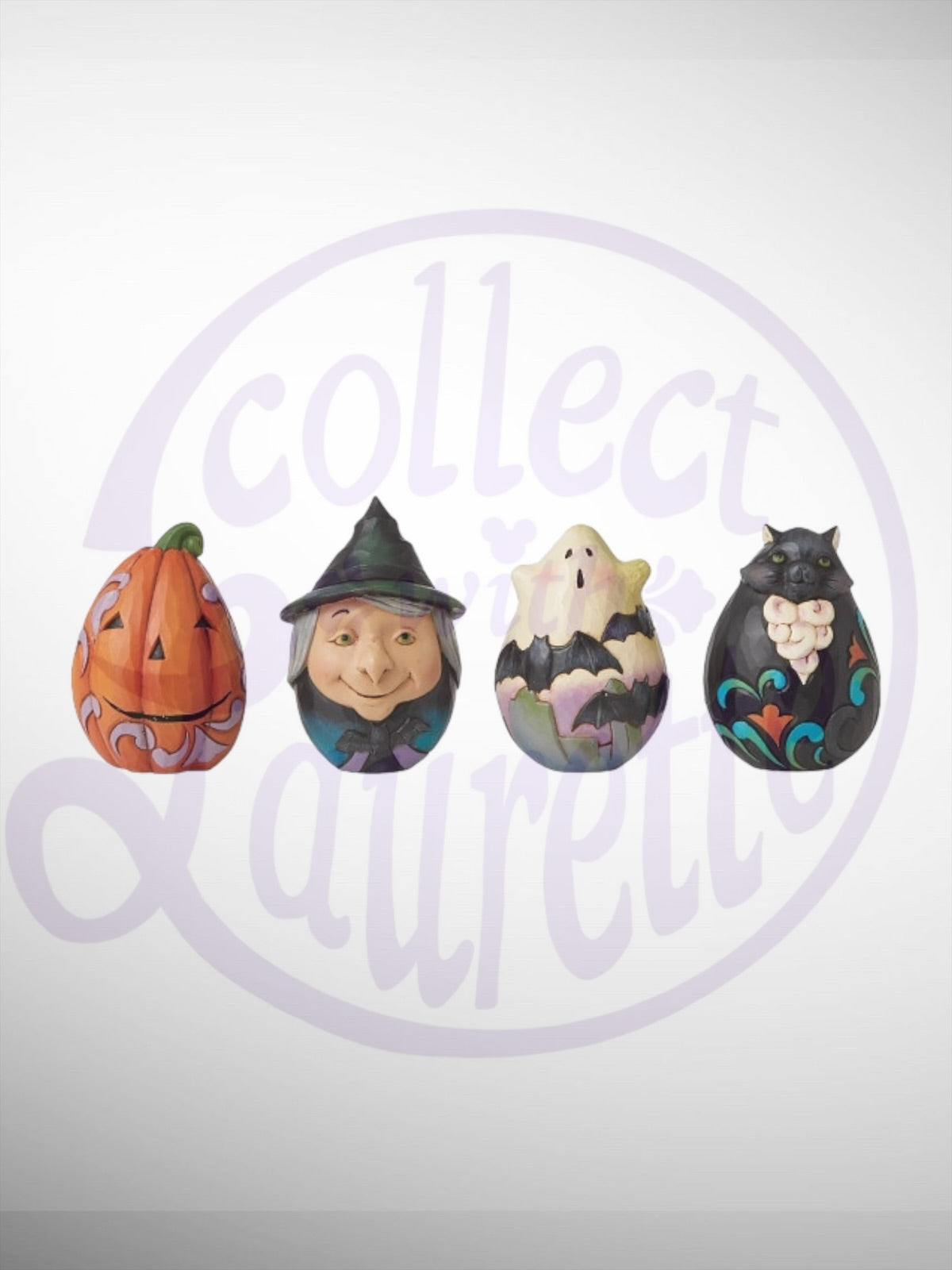 Jim Shore Heartwood Creek - A Friendly Scare Is In The Air Halloween Basket Figurine