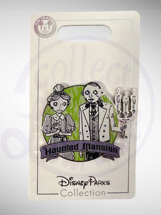 Disney Parks Pin Trading Collection -Haunted Mansion Ghost Hosts Pin