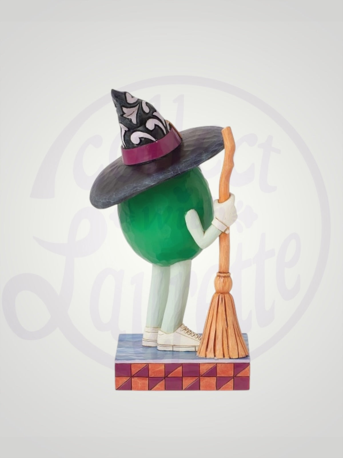 Jim Shore M&M's Collection - Witching You a Happy Halloween Green Witch Figurine - PREORDER