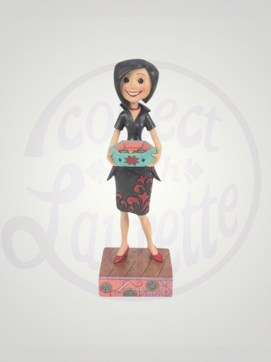 Jim Shore Coraline - A Haunting Gift Other Mother Offering Button Eye Coraline Figurine - PREORDER