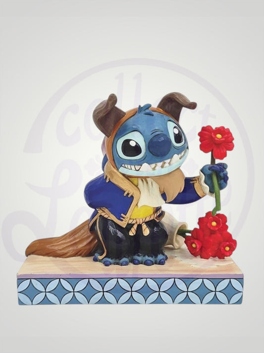 Jim Shore Disney Traditions - Beauty and the Stitch Beast Halloween Figurine - PREORDER