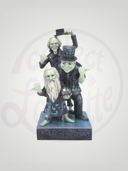 Jim Shore Disney Traditions - Beware of Hitchhiking Ghosts Haunted Mansion Figurine - PREORDER