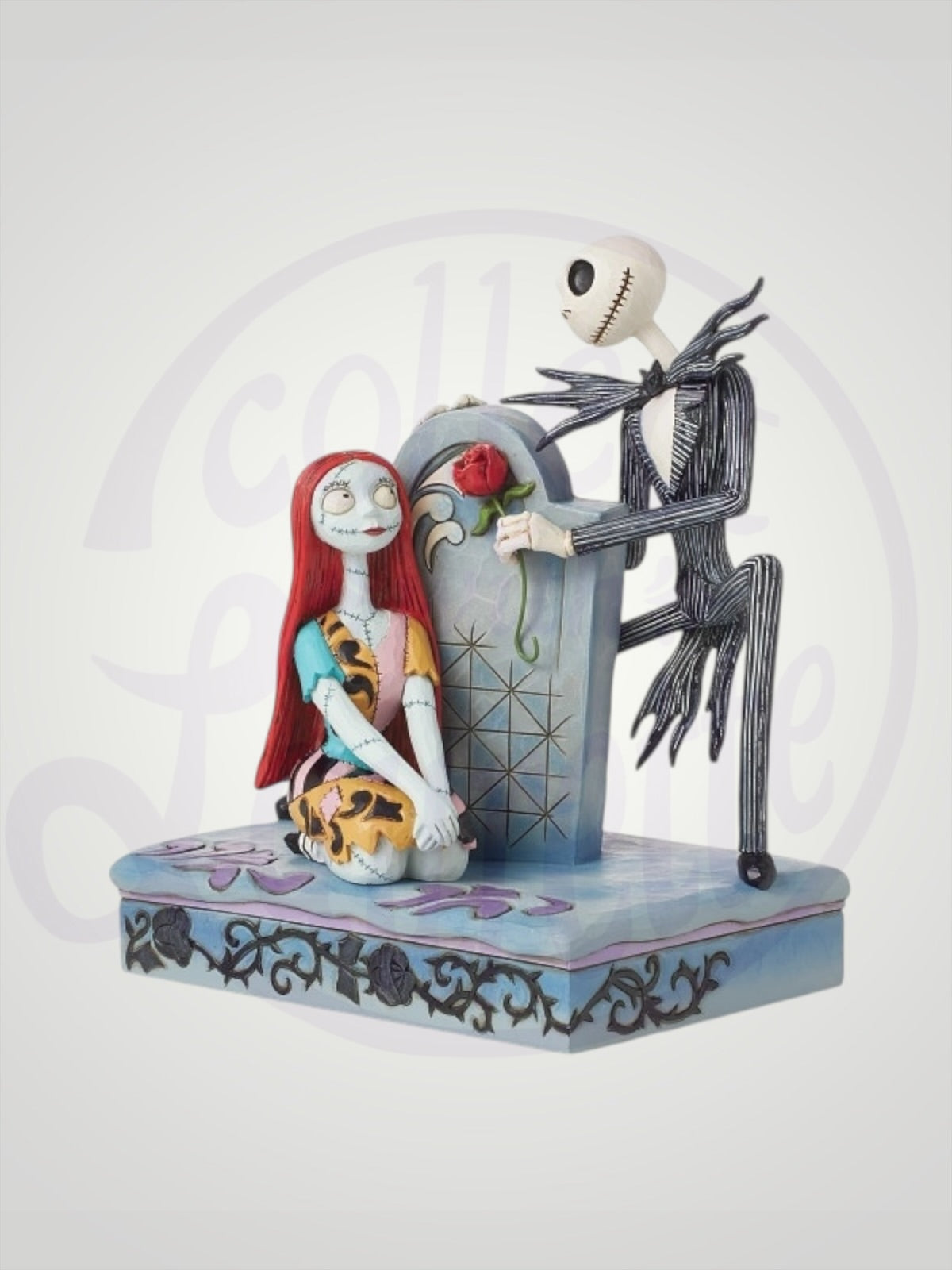 Jim Shore Disney Traditions -  A Grave Affair Jack Sally Nightmare Before Christmas Figurine - PREORDER