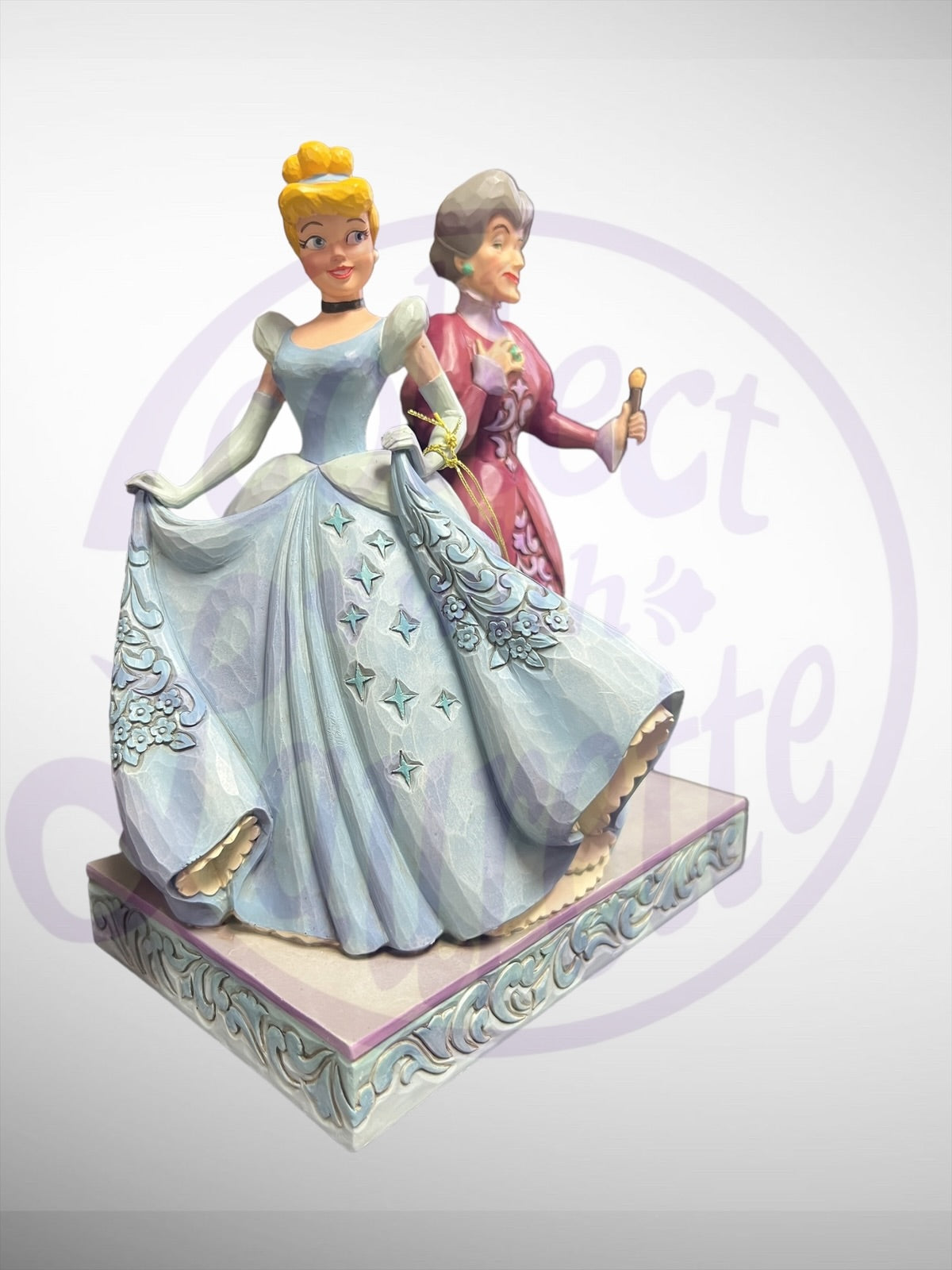 Jim Shore Disney Traditions - Cruel and Compassionate Cinderella and Lady Tremaine Figurine