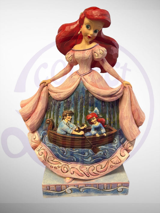 Jim Shore Disney Traditions - Twilight Serenade Ariel Royal Gown Figurine (no box)