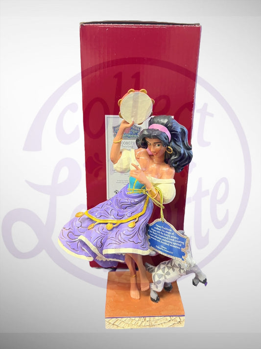 Jim Shore Disney Traditions - Twirling Tambourine Player Esmeralda Figurine