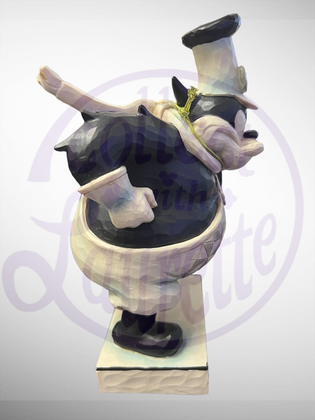 Jim Shore Disney Traditions - Black-Hearted Bully Peg Leg Pete Black White Figurine