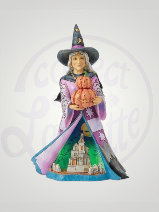 Jim Shore Heartwood Creek - Spellbinding Smiles Halloween Witch Figurine - PREORDER