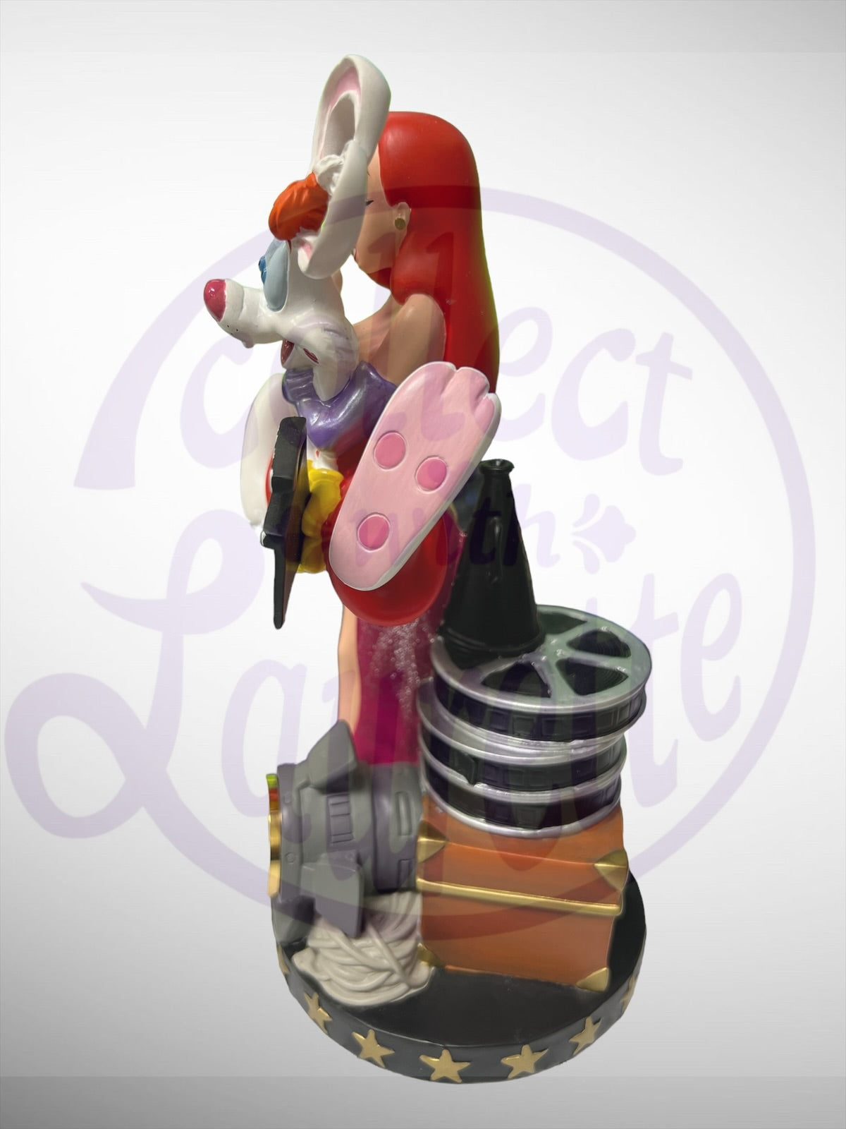 Disneyana Convention - 75 Years of Love & Laughter Jessica Rabbit Roger Rabbit Clock Figurine (no box)