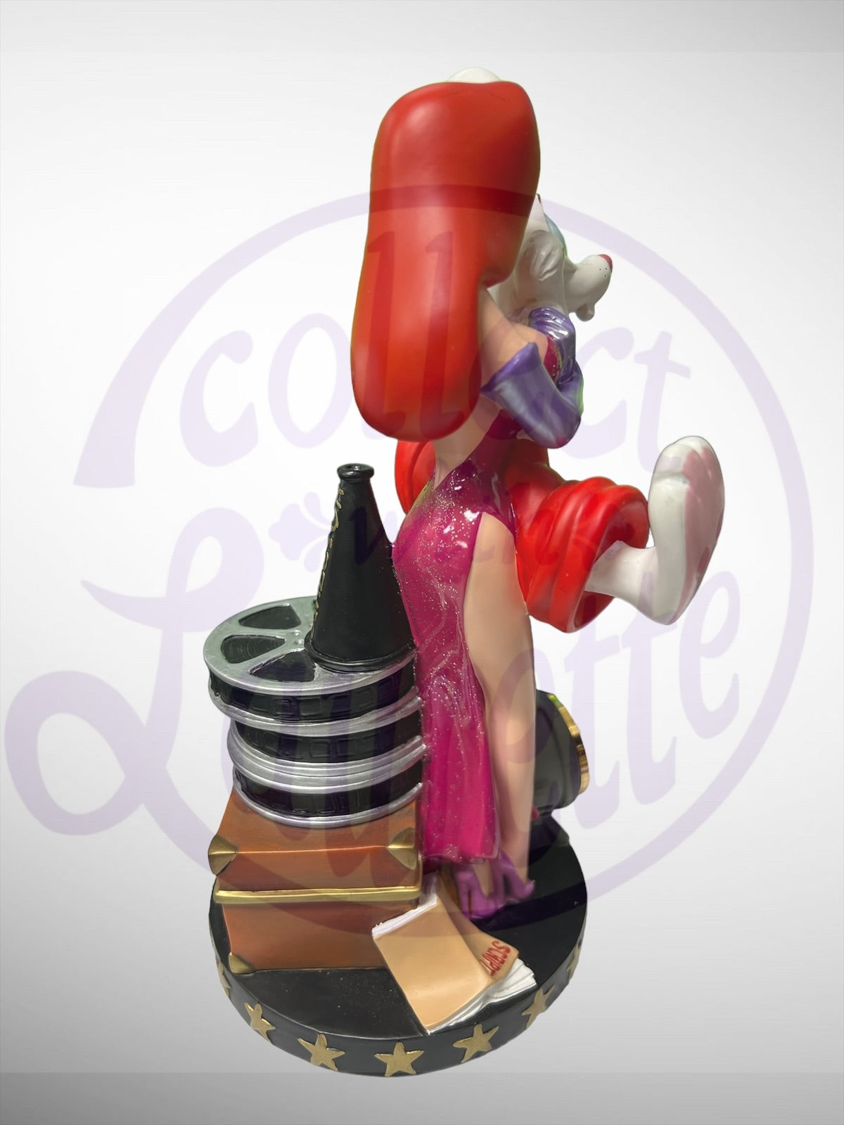 Disneyana Convention - 75 Years of Love & Laughter Jessica Rabbit Roger Rabbit Clock Figurine (no box)