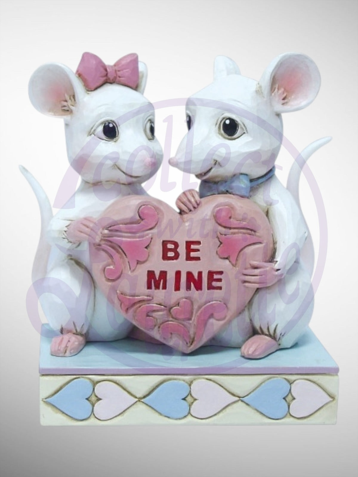 Jim Shore Heartwood Creek Sweethearts - Squeak-Hearts Forever Mice Valentine Figurine - PREORDER