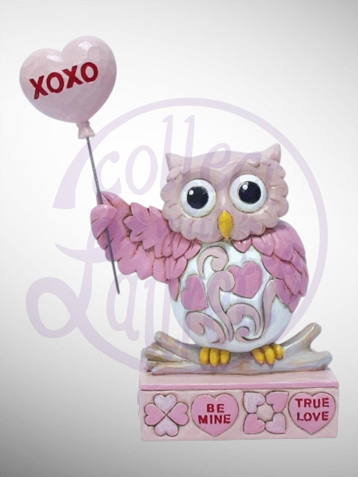 Jim Shore Heartwood Creek Sweethearts - Soaring Sweethearts Owl Valentine Figurine - PREORDER