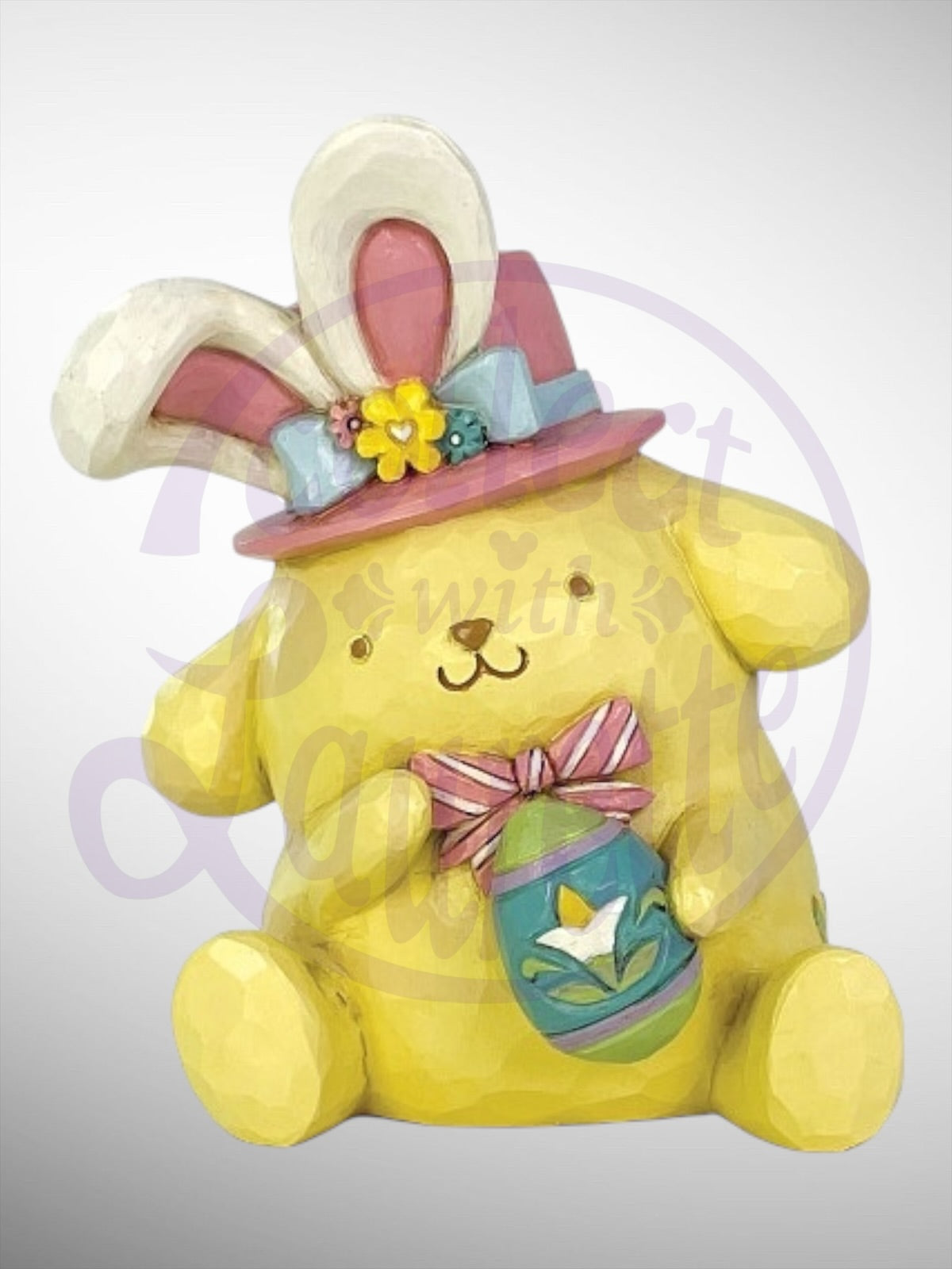 Jim Shore Sanrio Collection -Pompompurin Easter Mini Figurine - PREORDER