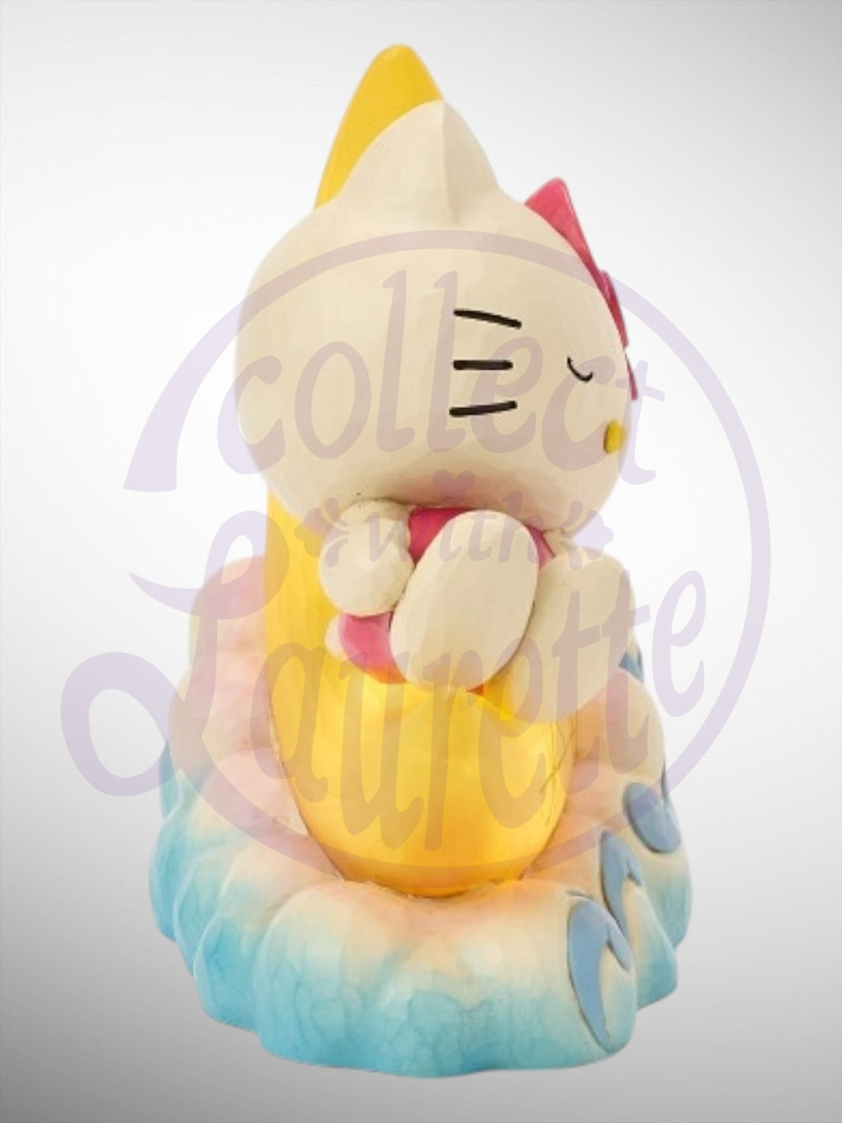 Jim Shore Sanrio Collection - Hello Kitty on LED Moon Figurine - PREORDER