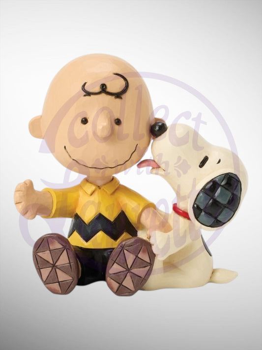Jim Shore Peanuts - Licks of Love Charlie Brown Snoopy Figurine - PREORDER