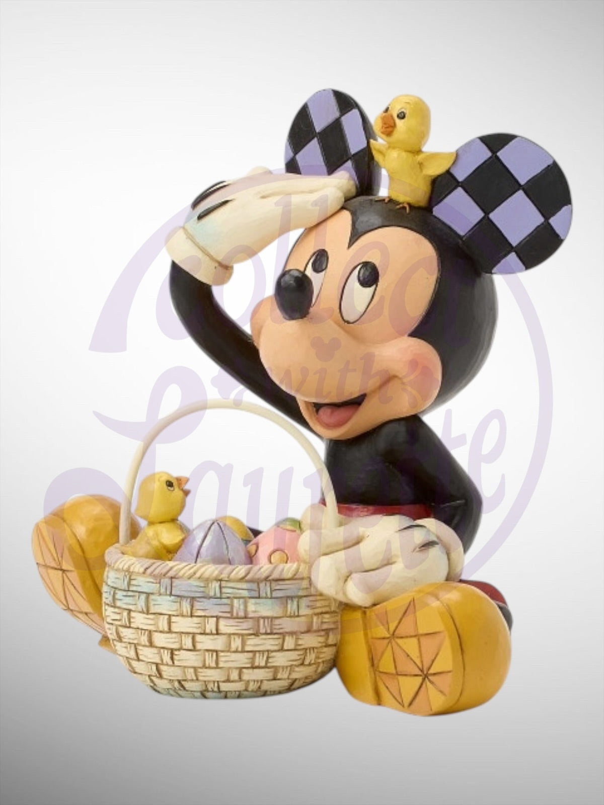 Jim Shore Disney Traditions - Easter Surprise Mickey Mouse Personality Figurine - PREORDER