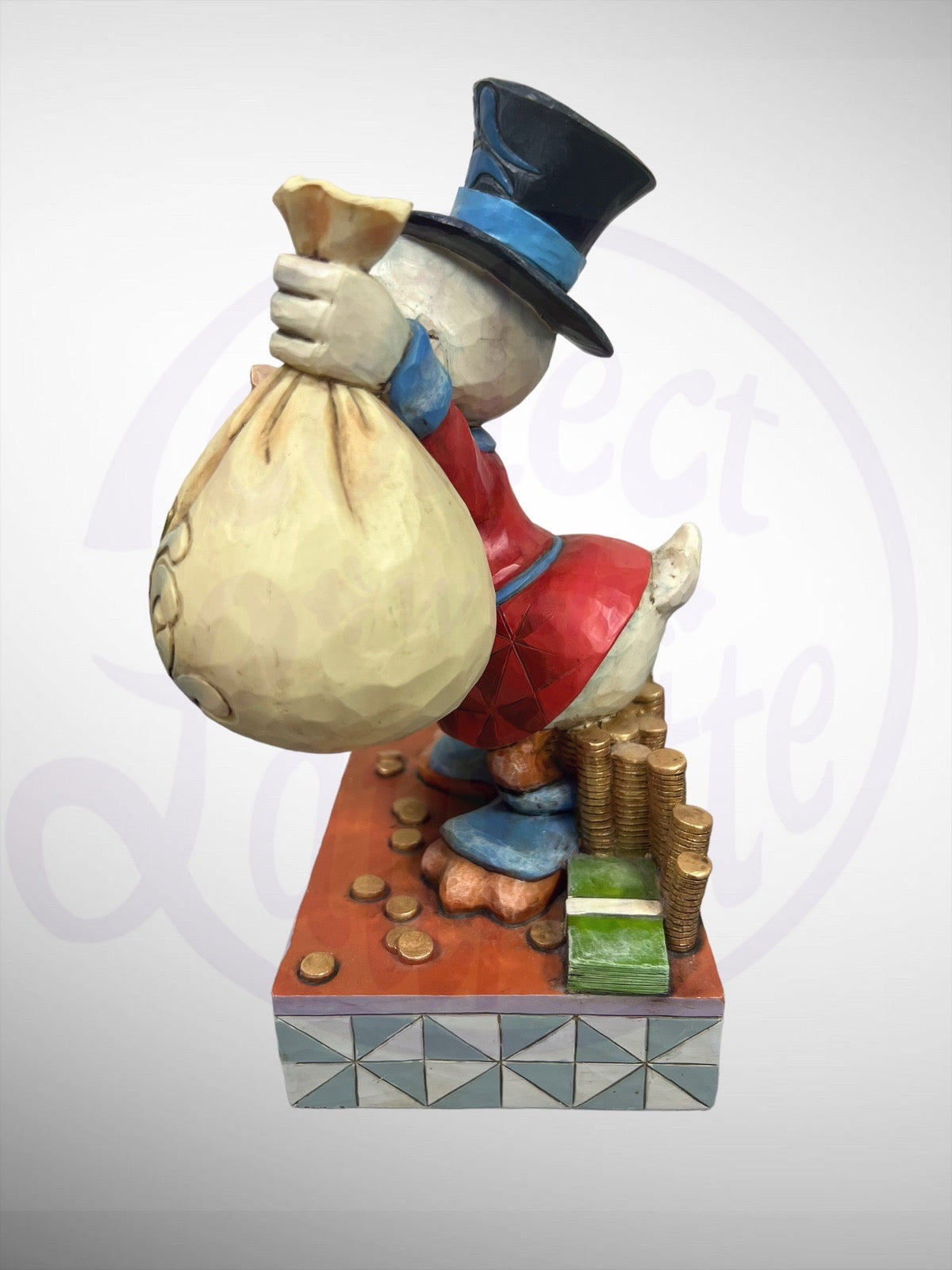 Jim Shore Disney Traditions - Wealth of Riches Scrooge McDuck Figurine DuckTales (No Box)