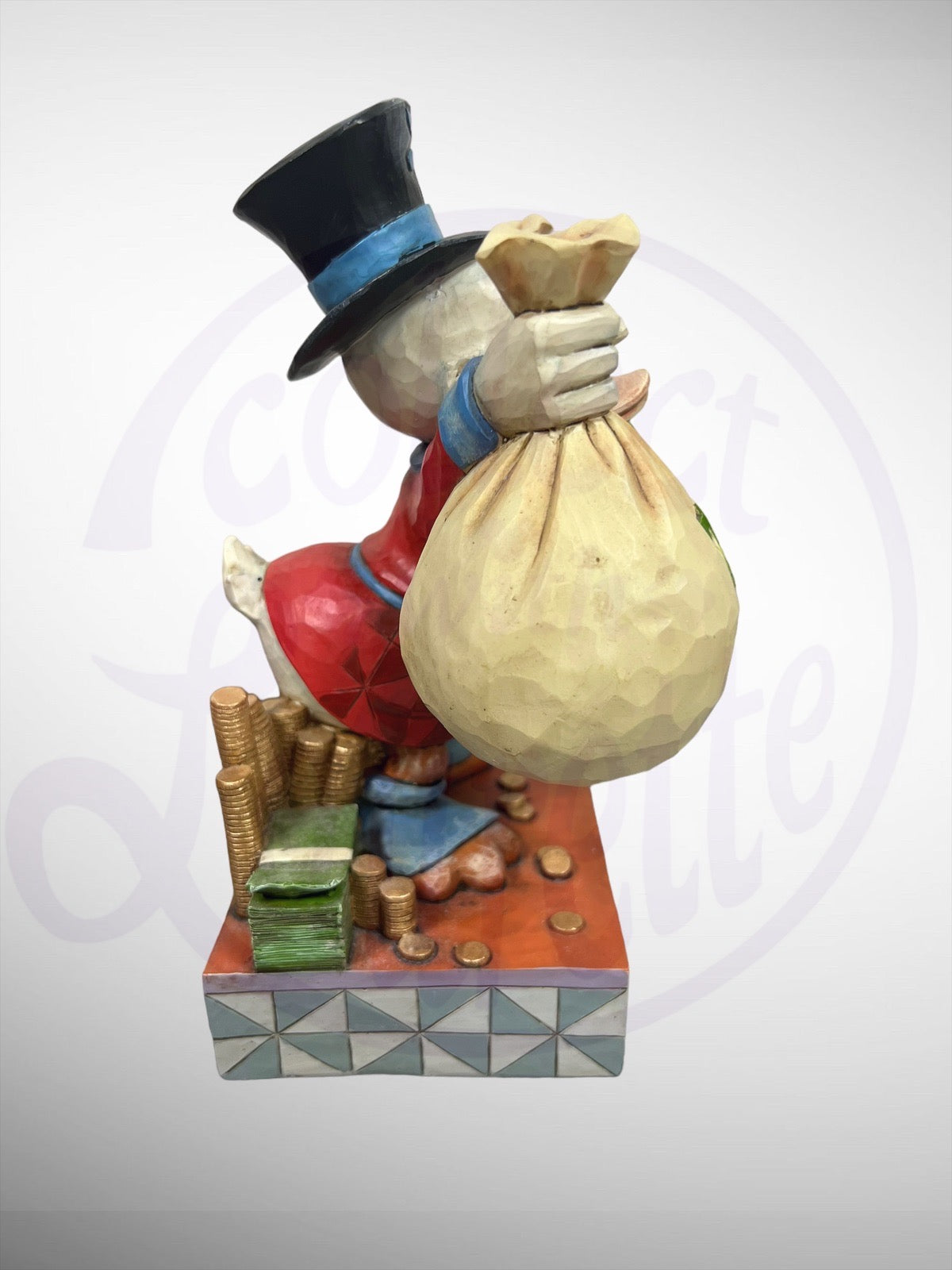 Jim Shore Disney Traditions - Wealth of Riches Scrooge McDuck Figurine DuckTales (No Box)