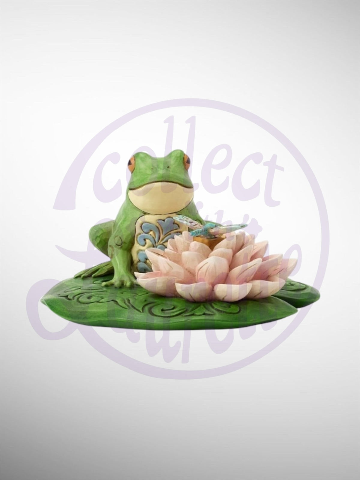 Jim Shore Heartwood Creek - Lilypad Landing Frog Figurine - PREORDER