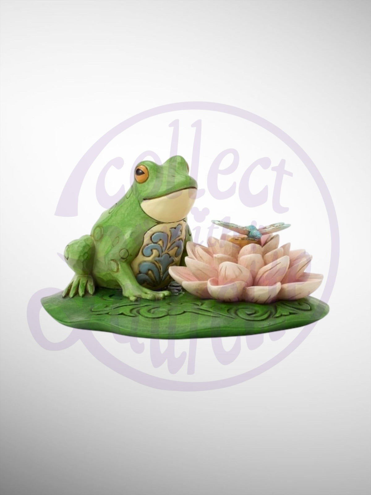 Jim Shore Heartwood Creek - Lilypad Landing Frog Figurine - PREORDER