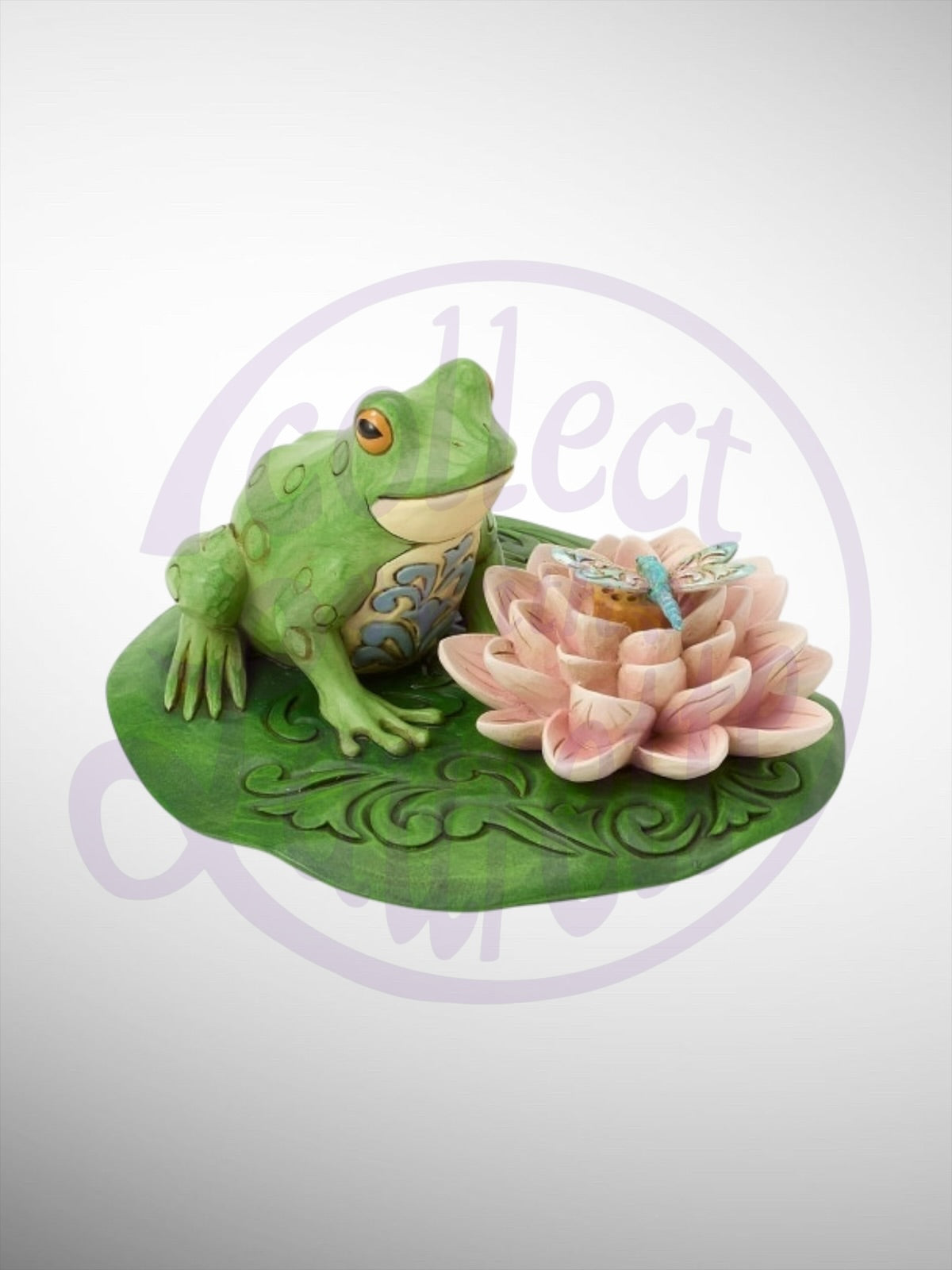 Jim Shore Heartwood Creek - Lilypad Landing Frog Figurine - PREORDER