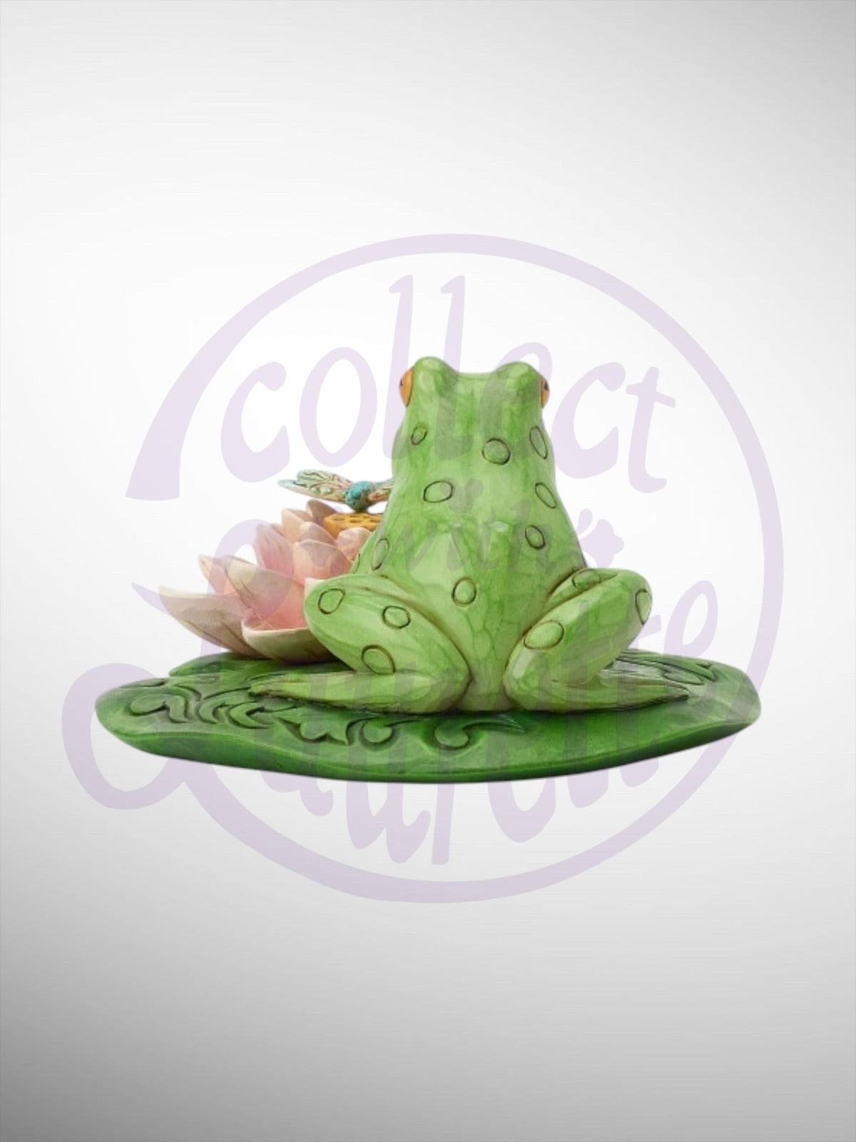 Jim Shore Heartwood Creek - Lilypad Landing Frog Figurine - PREORDER