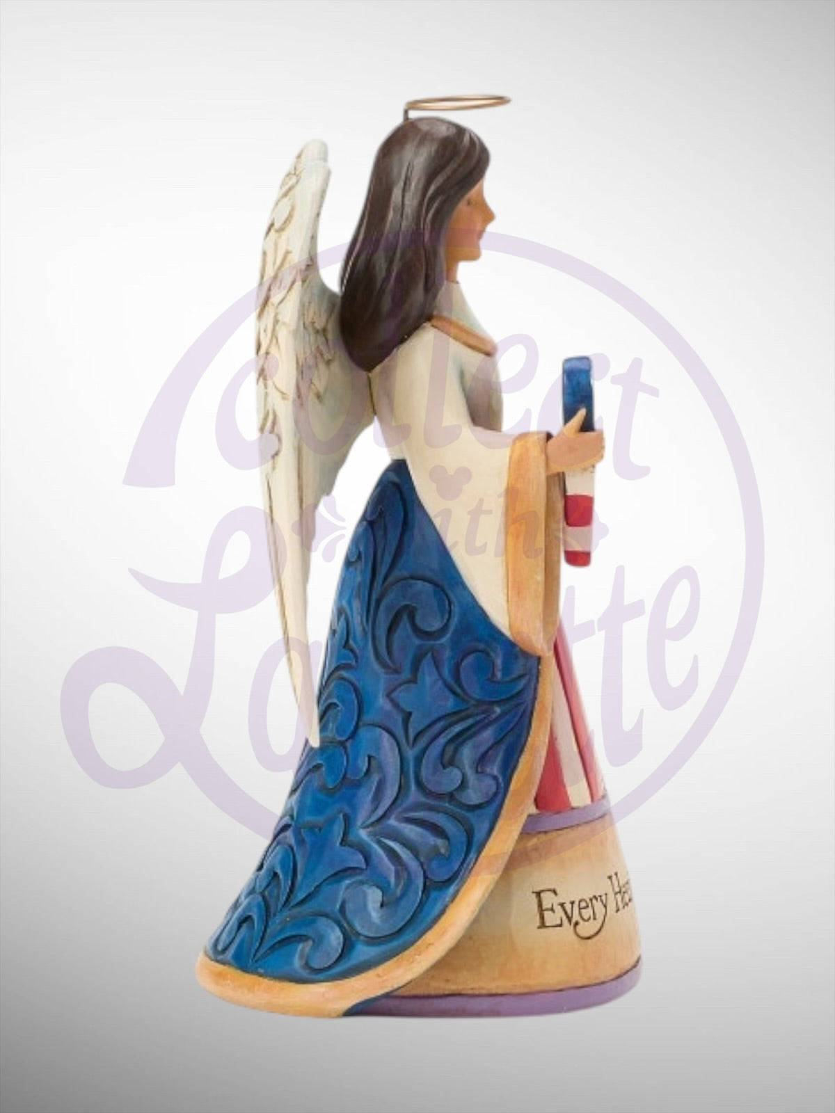 Jim Shore Heartwood Creek - Every Heart Beats True Patriotic Angel Figurine - PREORDER