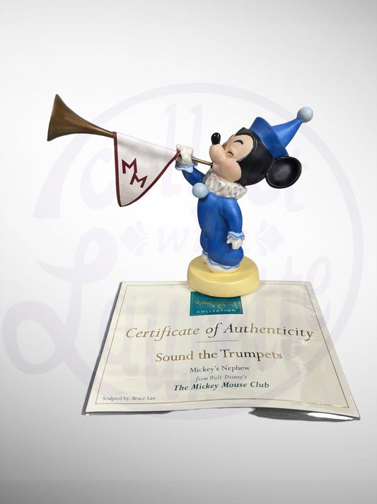 Walt Disney Classics Collection - Sound the Trumpet Mickey Mouse Club Nephew WDCC Figurine