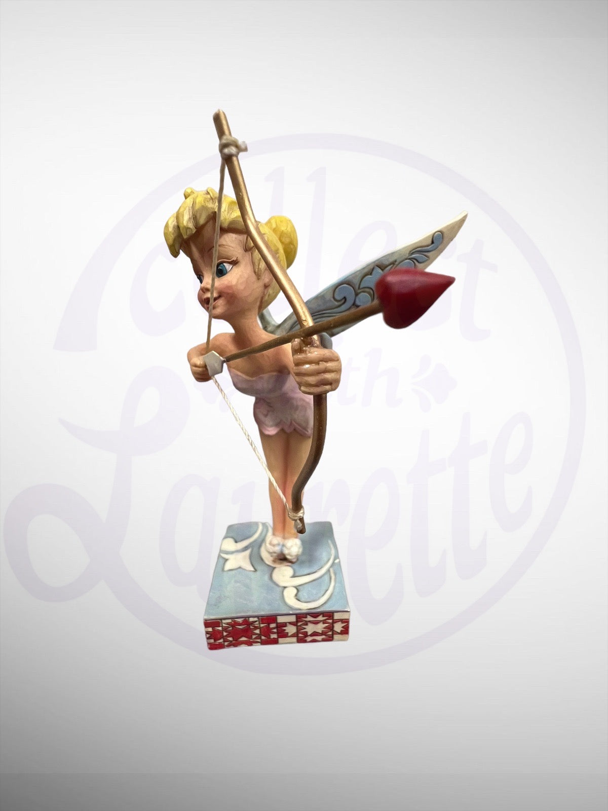 Jim Shore Disney Traditions - Cupid Tinker Bell Peter Pan Valentine's Day Figurine (No Box)