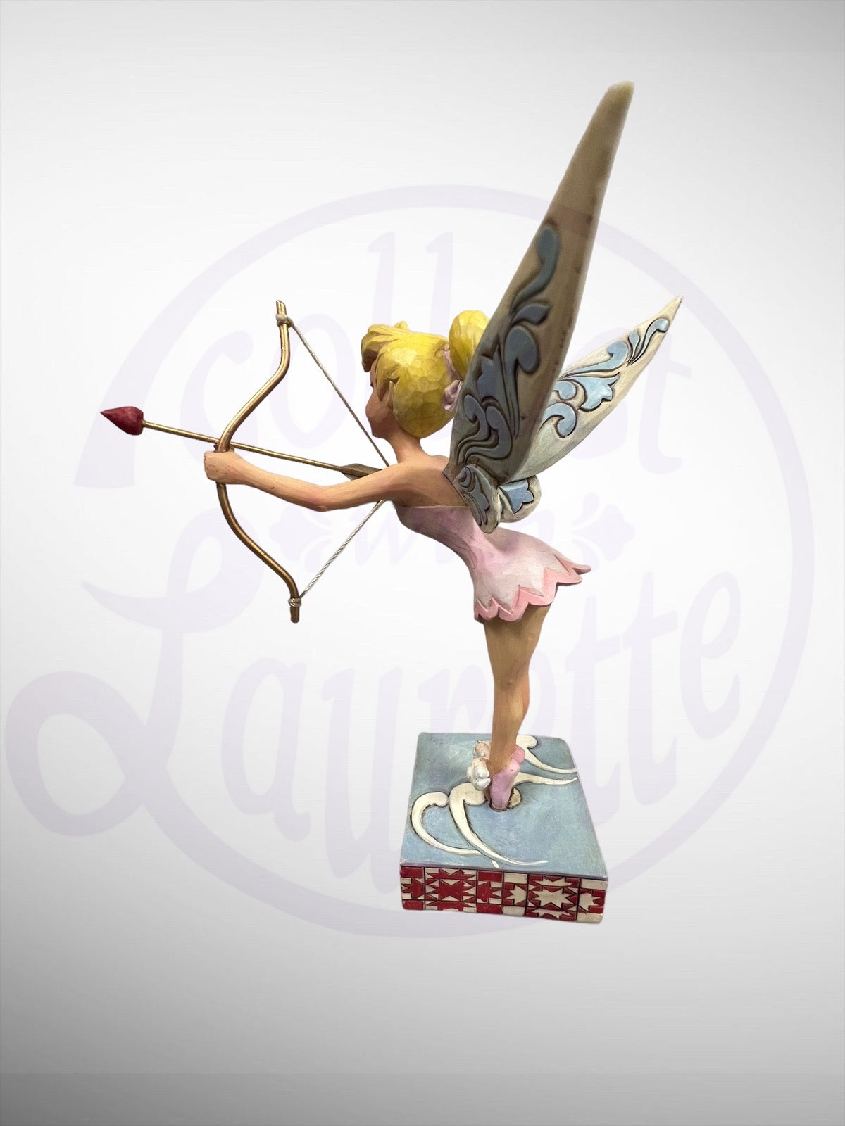 Jim Shore Disney Traditions - Cupid Tinker Bell Peter Pan Valentine's Day Figurine (No Box)