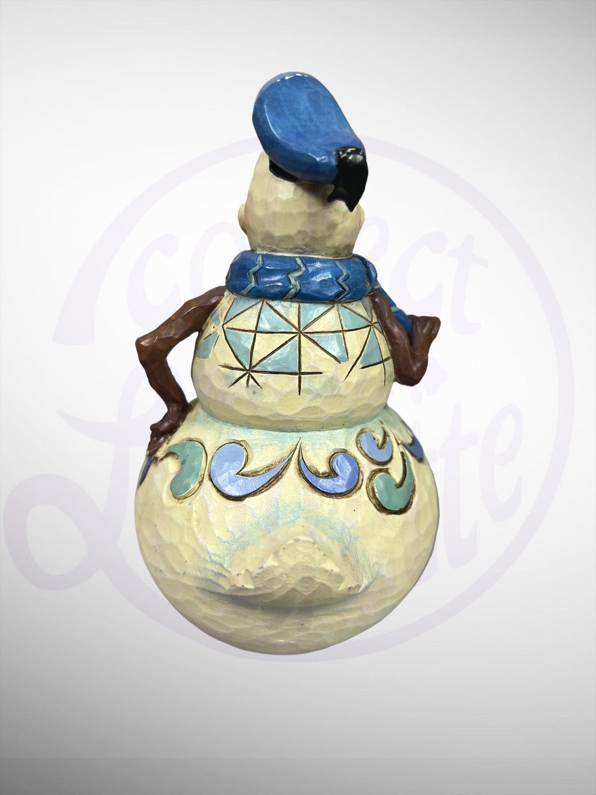 Jim Shore Disney Traditions - Wobble into Winter Donald Snowman Figurine (No Box)