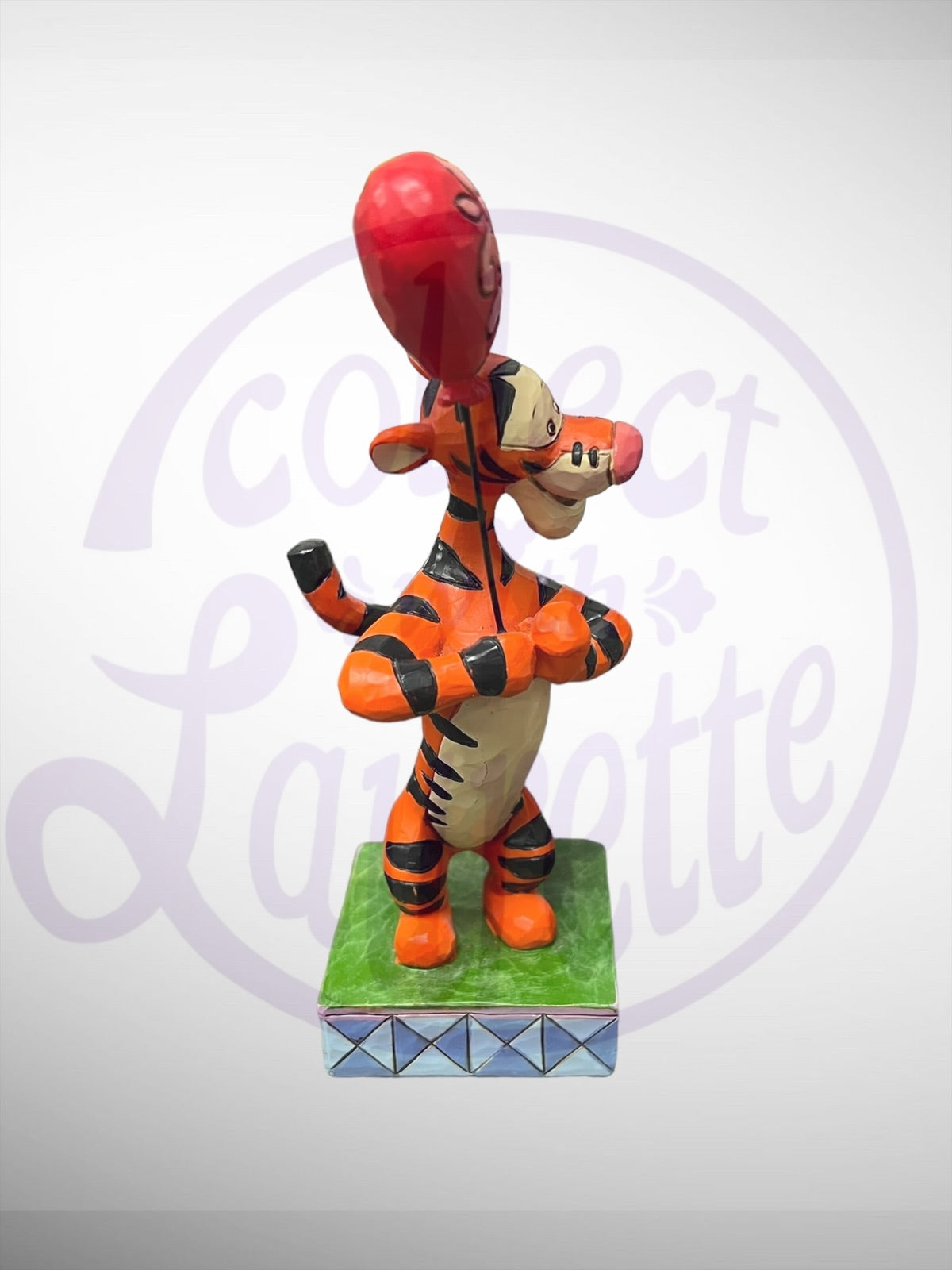 Jim Shore Disney Traditions - Heartstrings Tigger Balloon Figurine  (No Box)