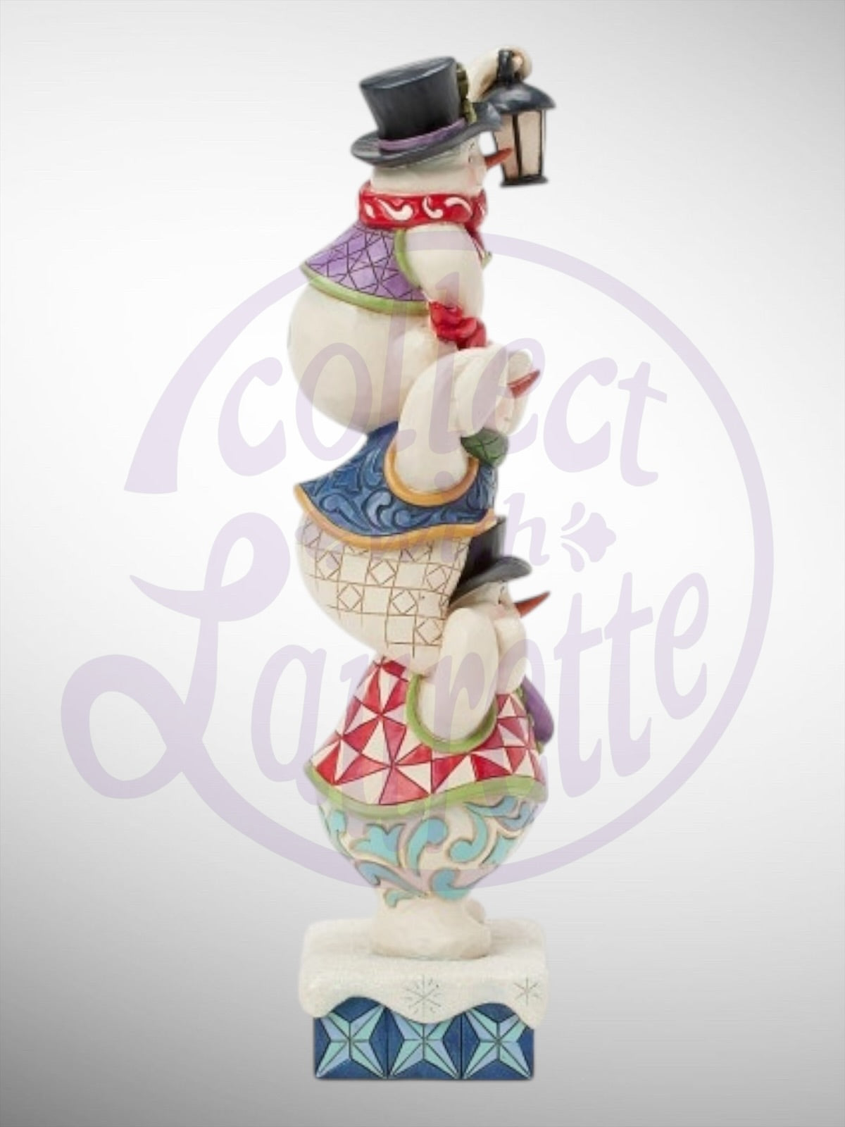 Jim Shore Heartwood Creek - The More the Merrier Stacked Snowman Figurine