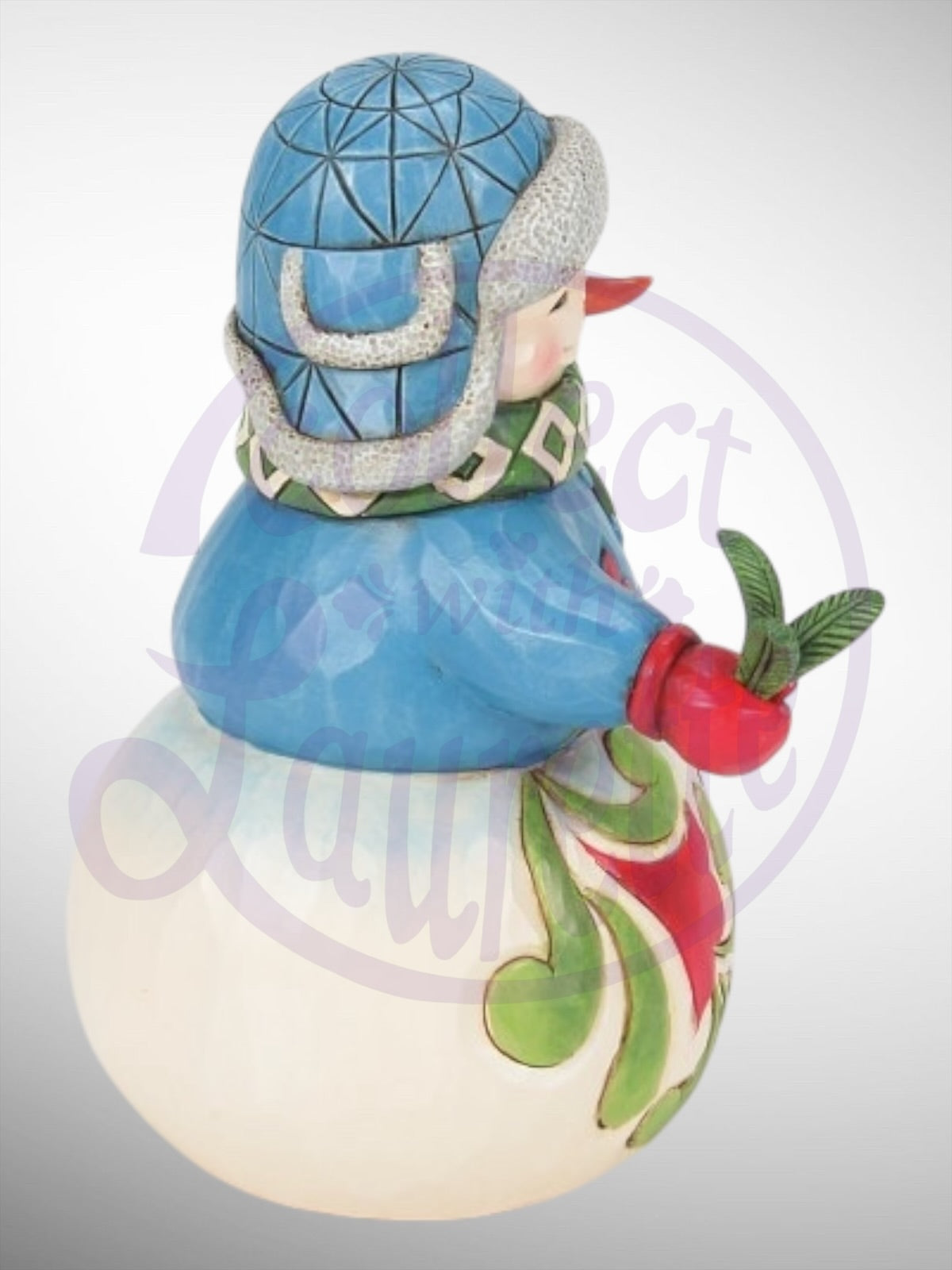 Jim Shore Heartwood Creek - Wishing You a Cozy Christmas Snowman Figurine