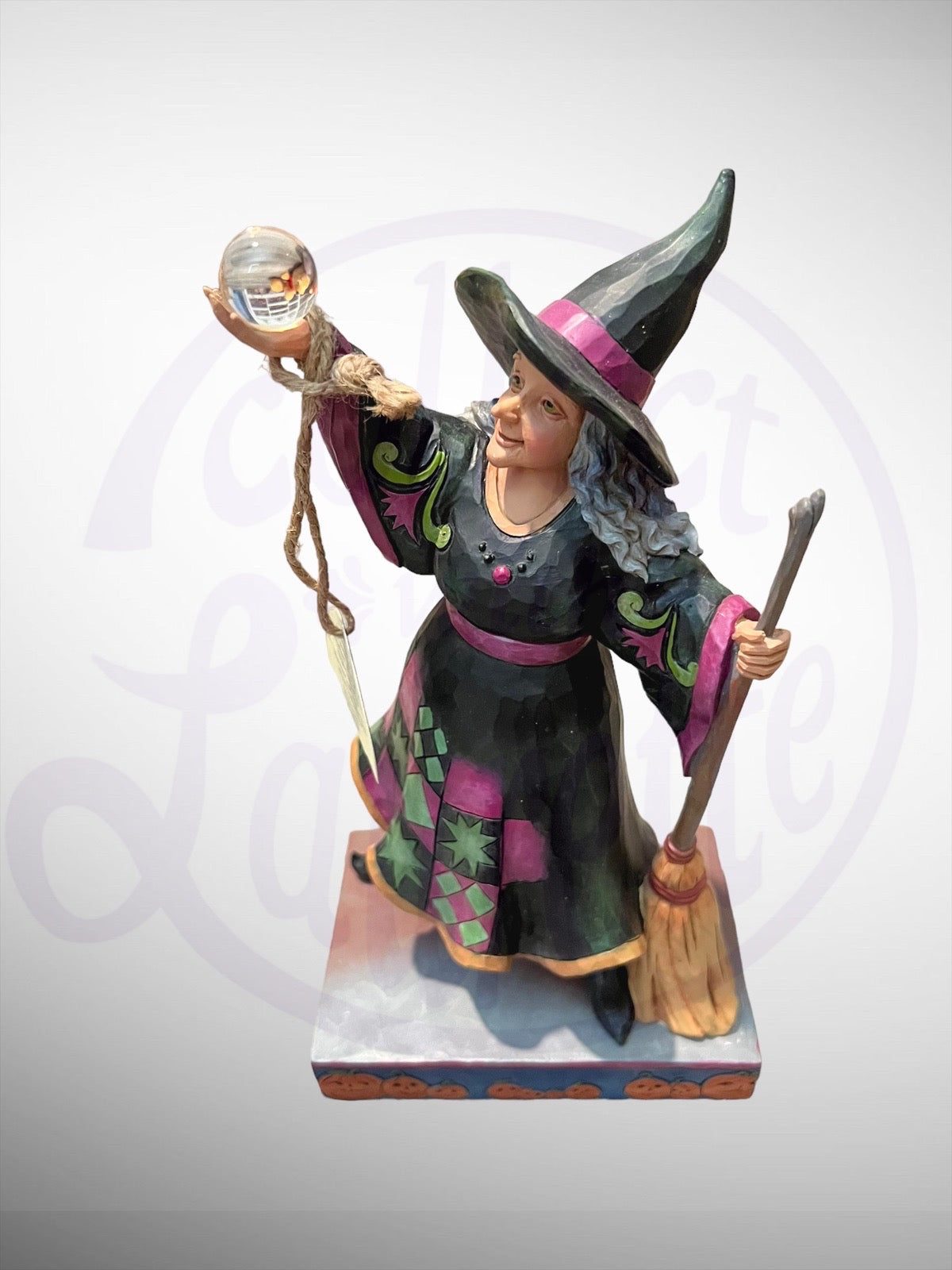 Jim Shore Heartwood Creek - The Witch is In Halloween Figurine