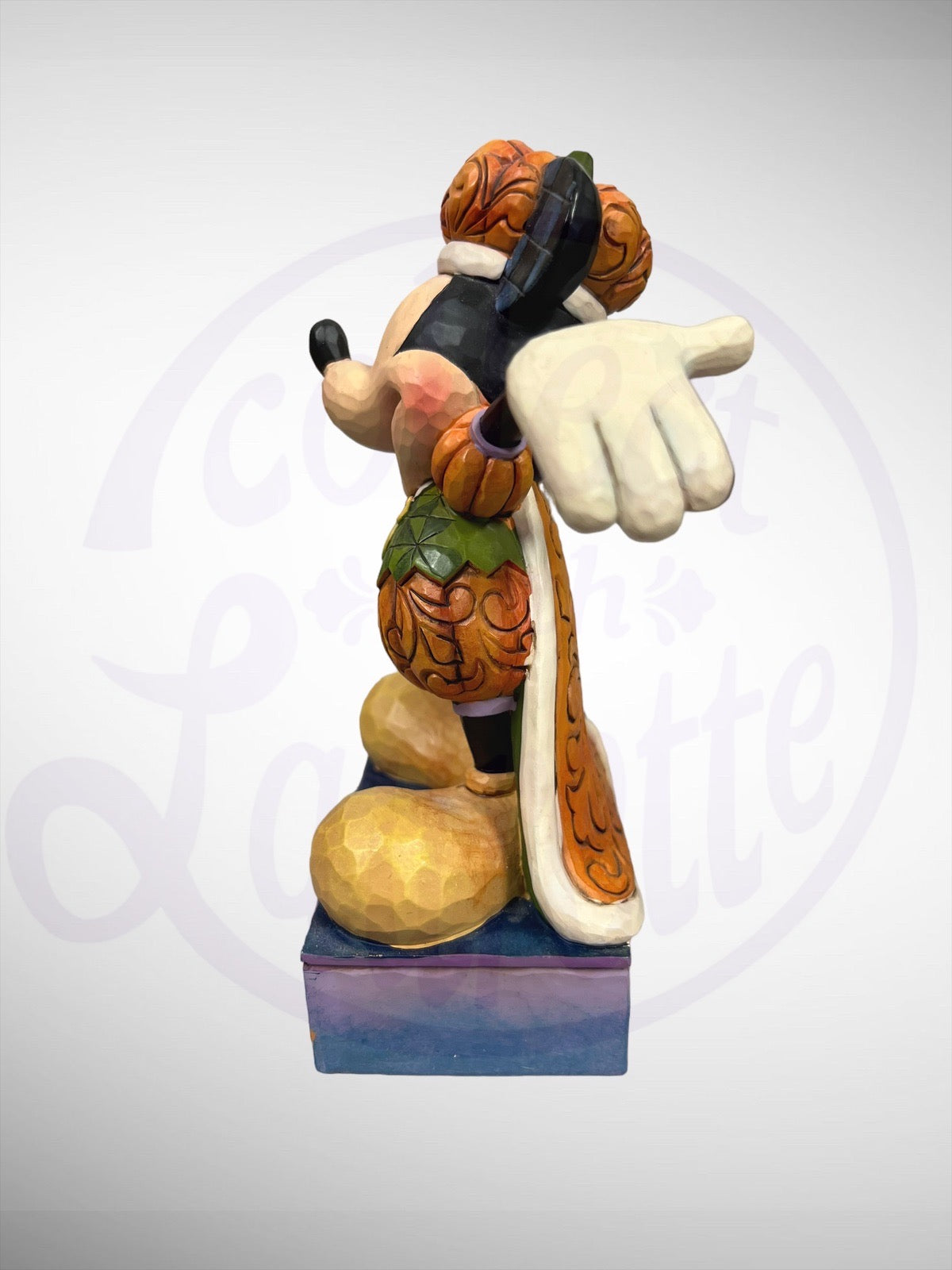 Jim Shore Disney Traditions - The Pumpkin King Mickey Mouse Halloween Figurine (No Box)