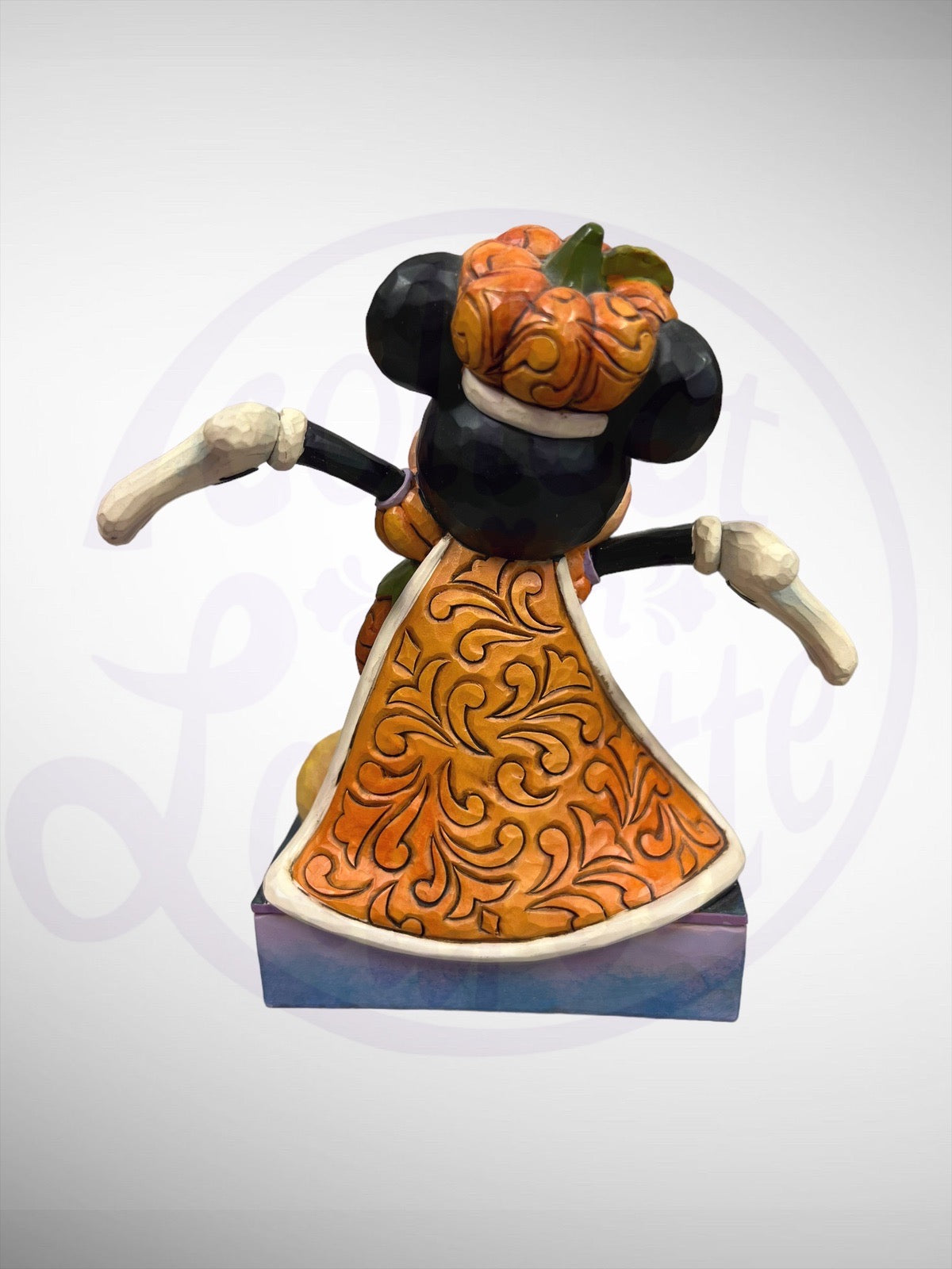 Jim Shore Disney Traditions - The Pumpkin King Mickey Mouse Halloween Figurine (No Box)