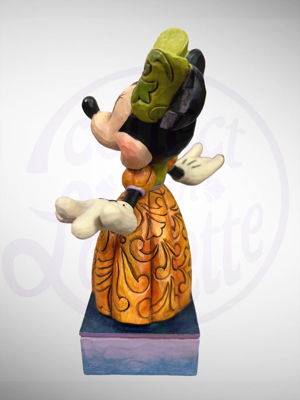 Jim Shore Disney Traditions - The Pumpkin Queen Minnie Mouse Halloween Figurine (No Box)