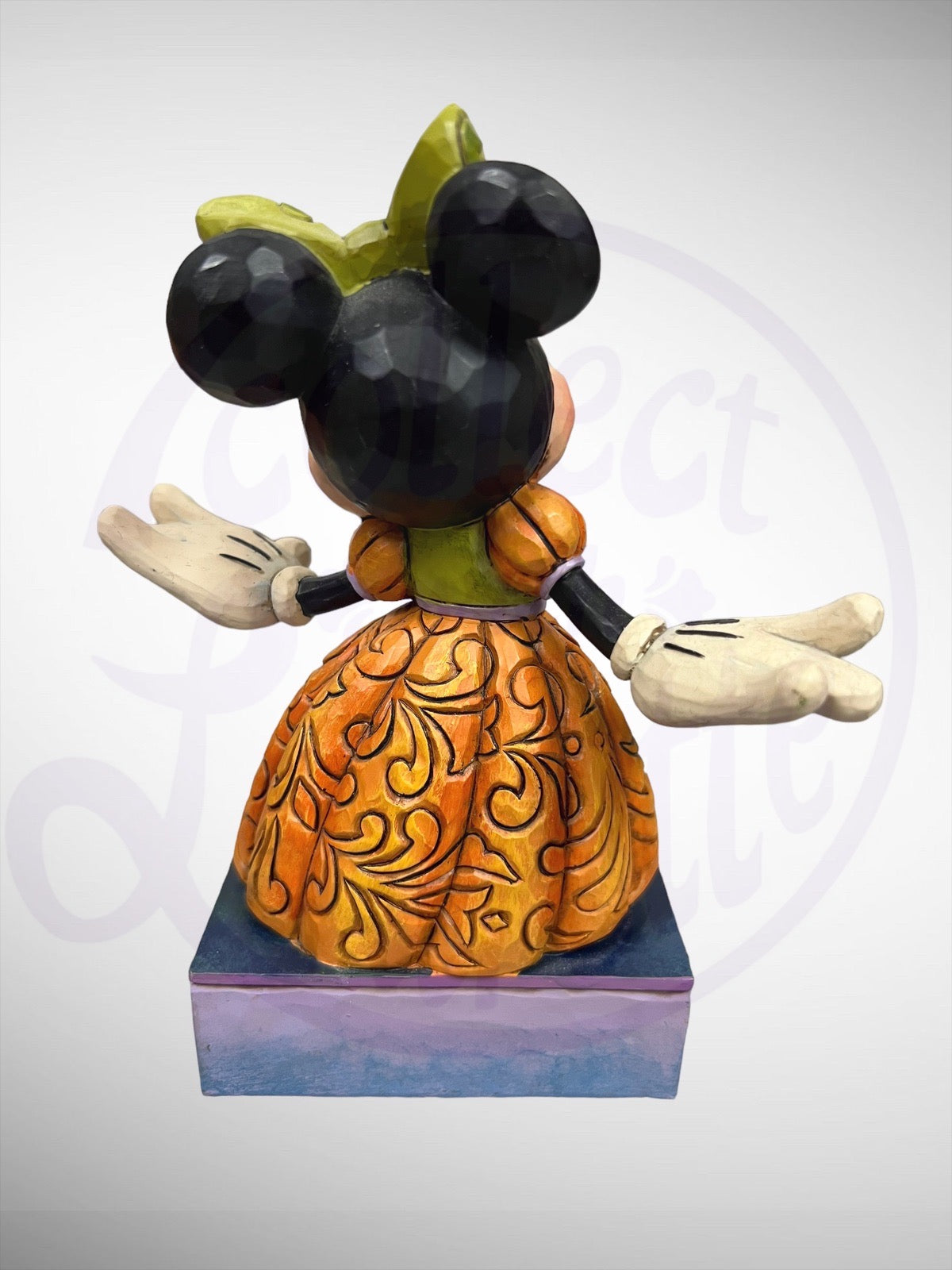 Jim Shore Disney Traditions - The Pumpkin Queen Minnie Mouse Halloween Figurine (No Box)