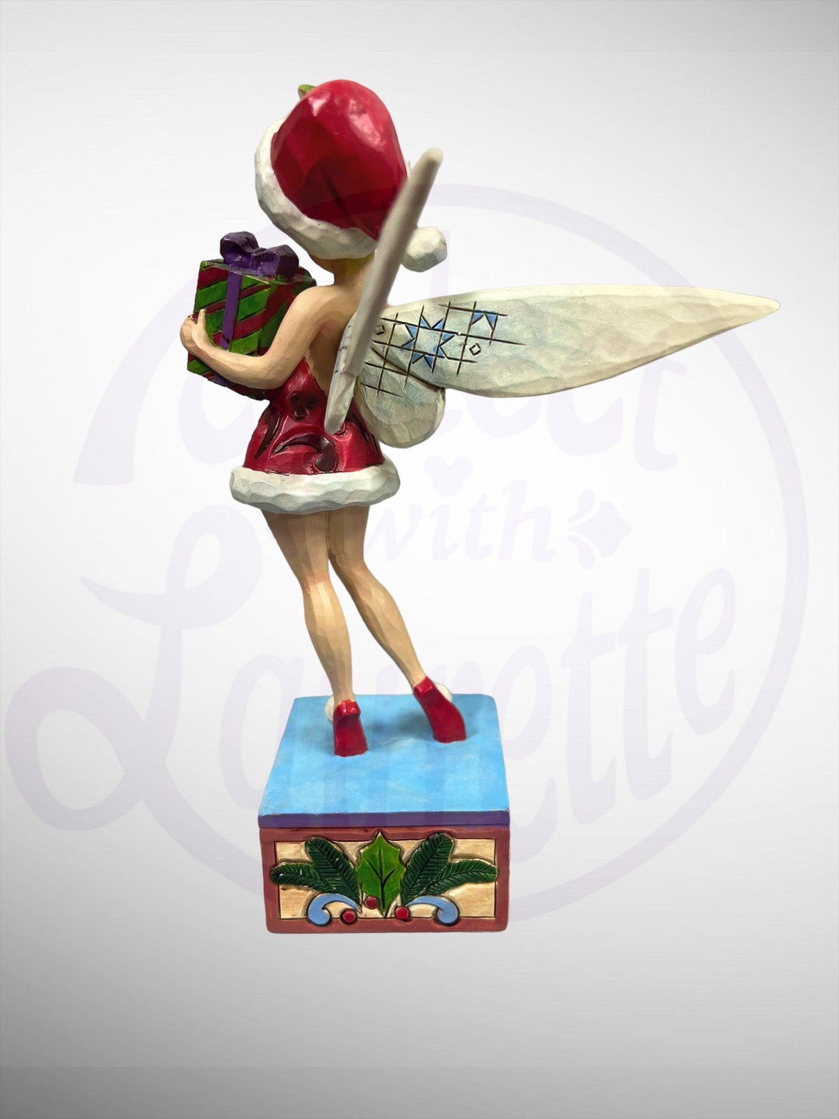 Jim Shore Disney Traditions - Tink the Season Tinker Bell Peter Pan Christmas Figurine (No Box)