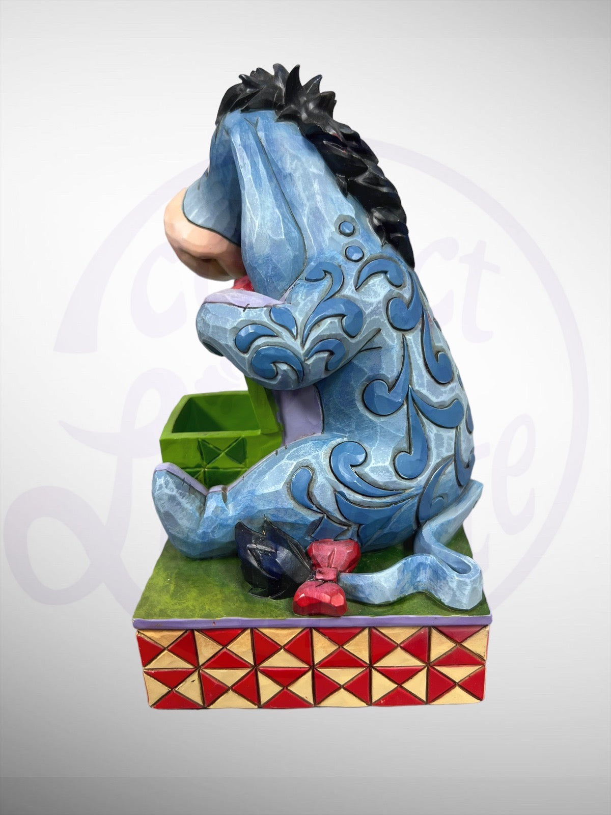 Jim Shore Disney Traditions - Gift of the Season Eeyore Stocking Holder Winnie the Pooh Figurine (No Box)