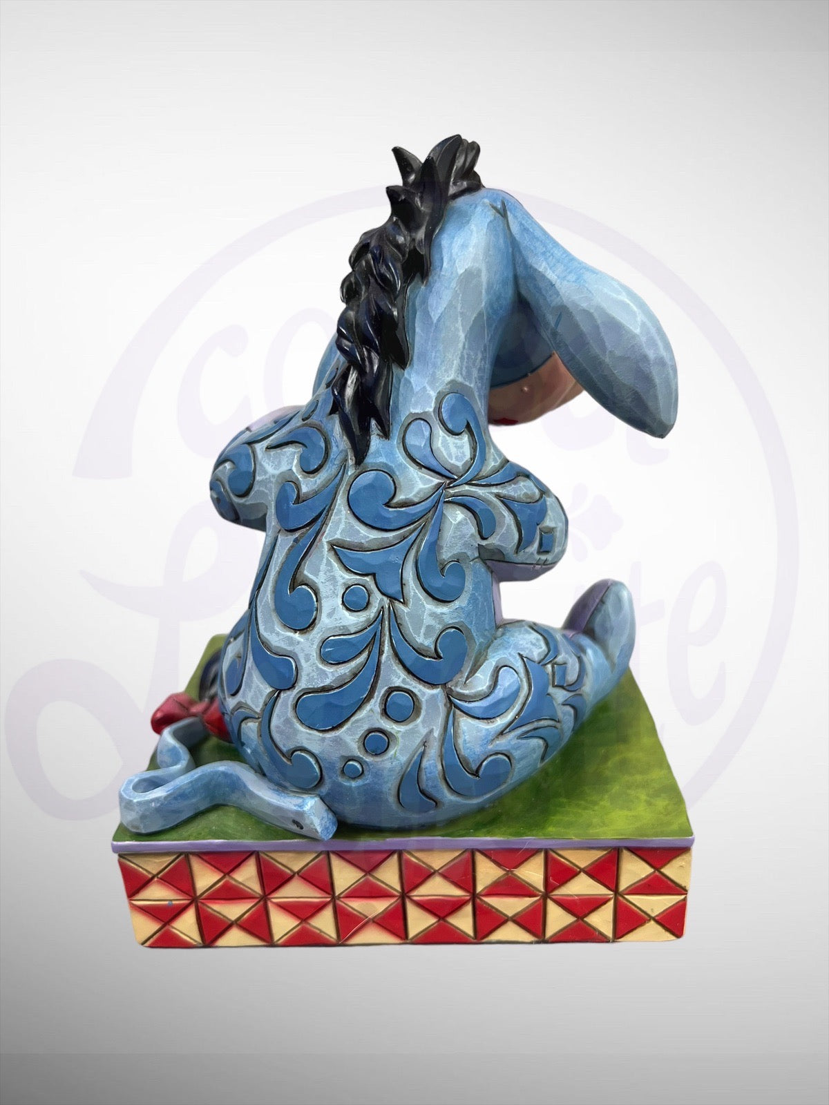Jim Shore Disney Traditions - Gift of the Season Eeyore Stocking Holder Winnie the Pooh Figurine (No Box)