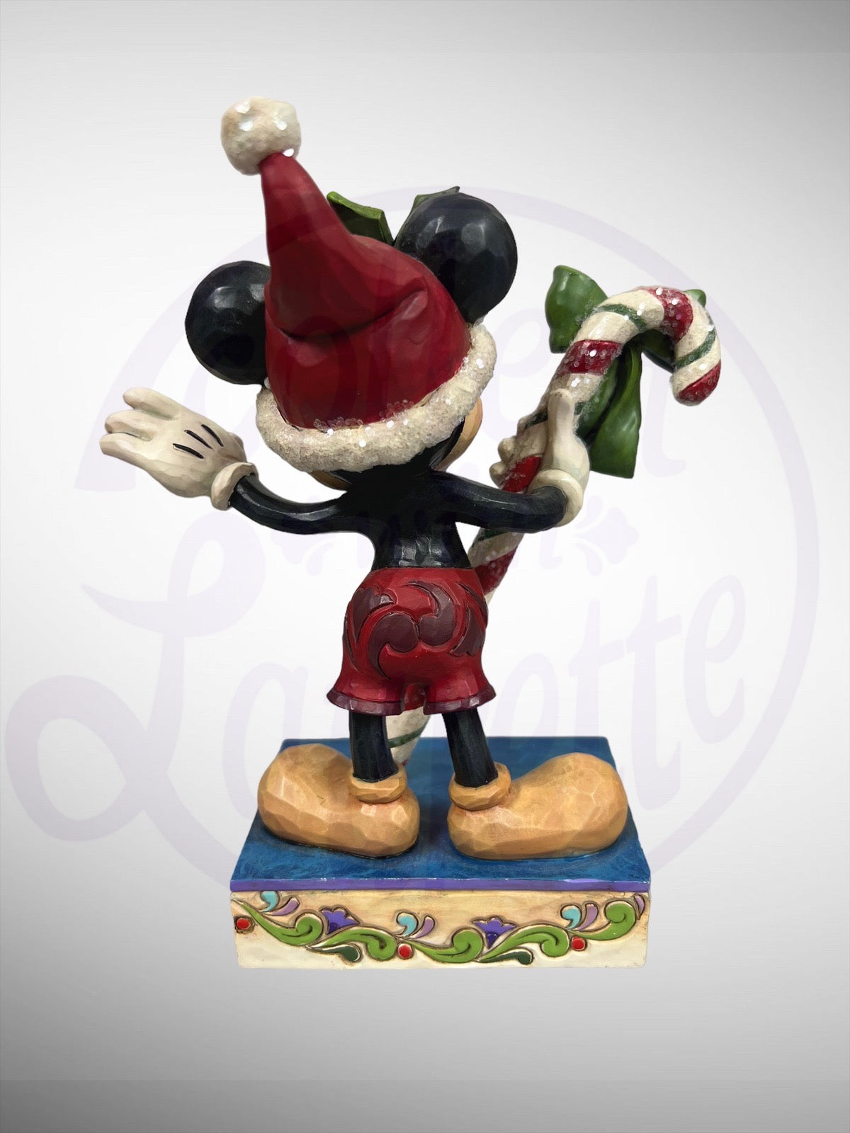 Jim Shore Disney Traditions - Sweet Greetings Mickey Mouse Christmas Figurine (No Box)